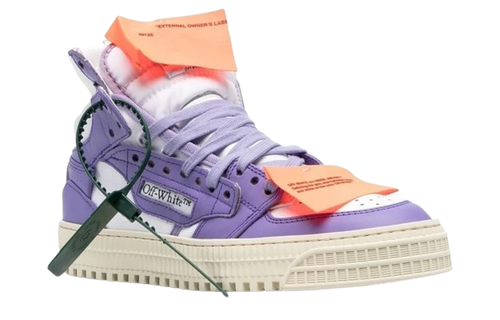 Off White High - Leather White Purple
