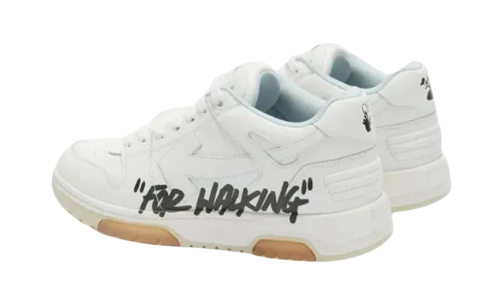 Off White Out of Office - White Black "For Walking"
