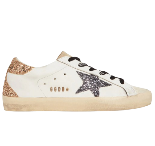 Golden Goose - White gold rose glitter