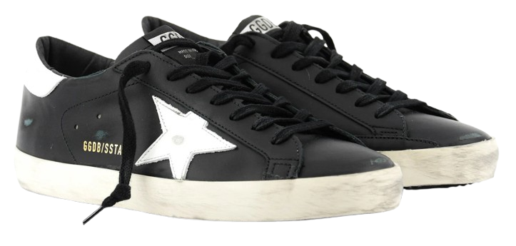 Golden Goose - Black White Leather