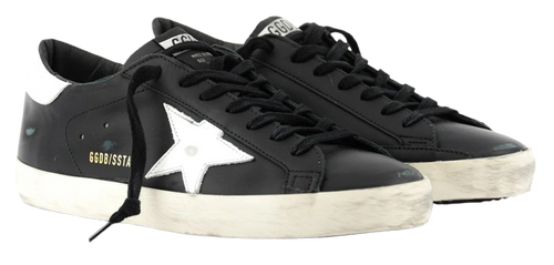 Golden Goose - Black White Leather