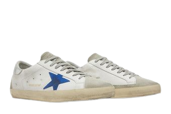 Golden Goose - White Electric Blue Silver