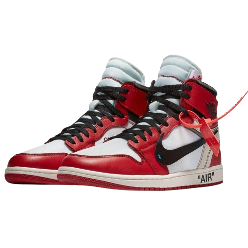 Off White Jordan 1 - Red - CHICAGO