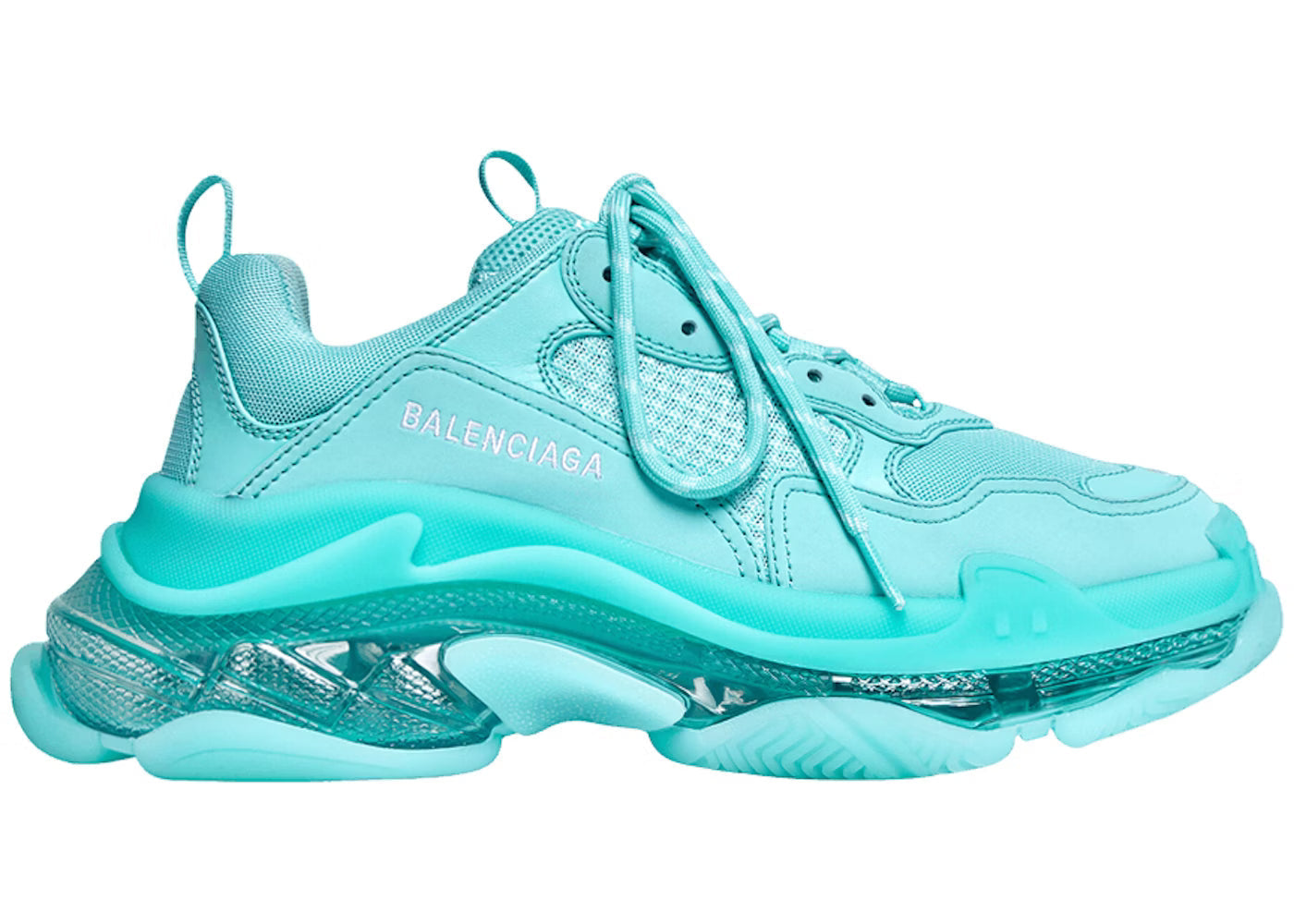 Balenciaga Triple S Blue (Clear Sole)