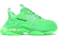 Balenciaga Triple S Neon Green (Clear Sole)