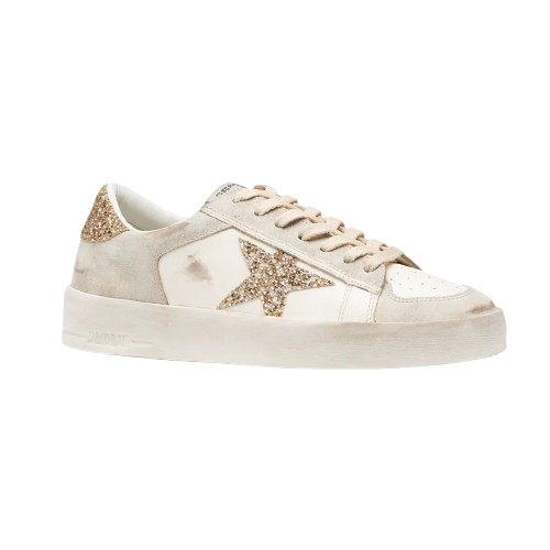 Golden Goose White gold glitter
