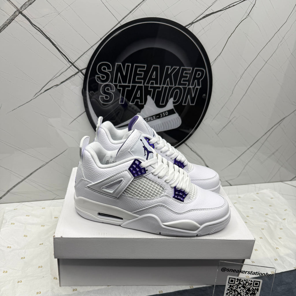 Jordan 4 Metalic Purple