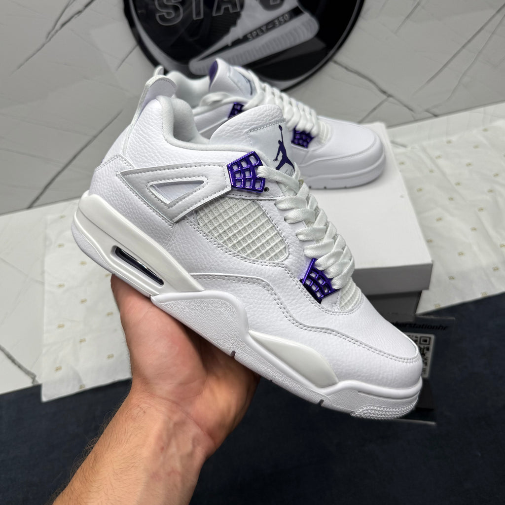 Jordan 4 Metalic Purple