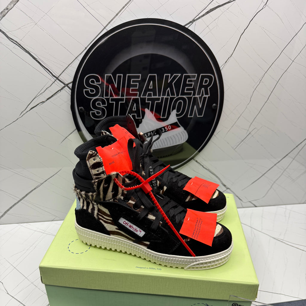 Off White 3.0 Of Court High Pony Zebra