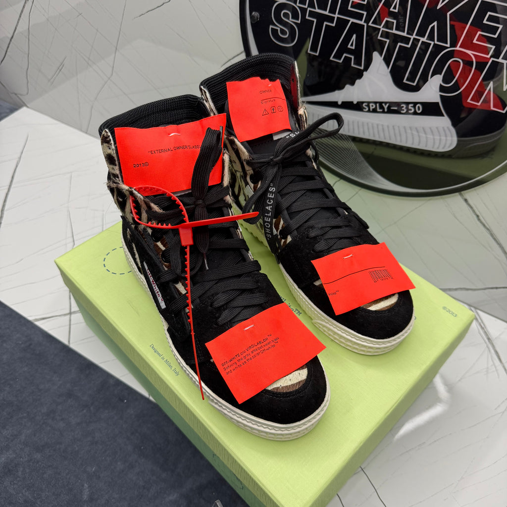 Off White 3.0 Of Court High Pony Zebra