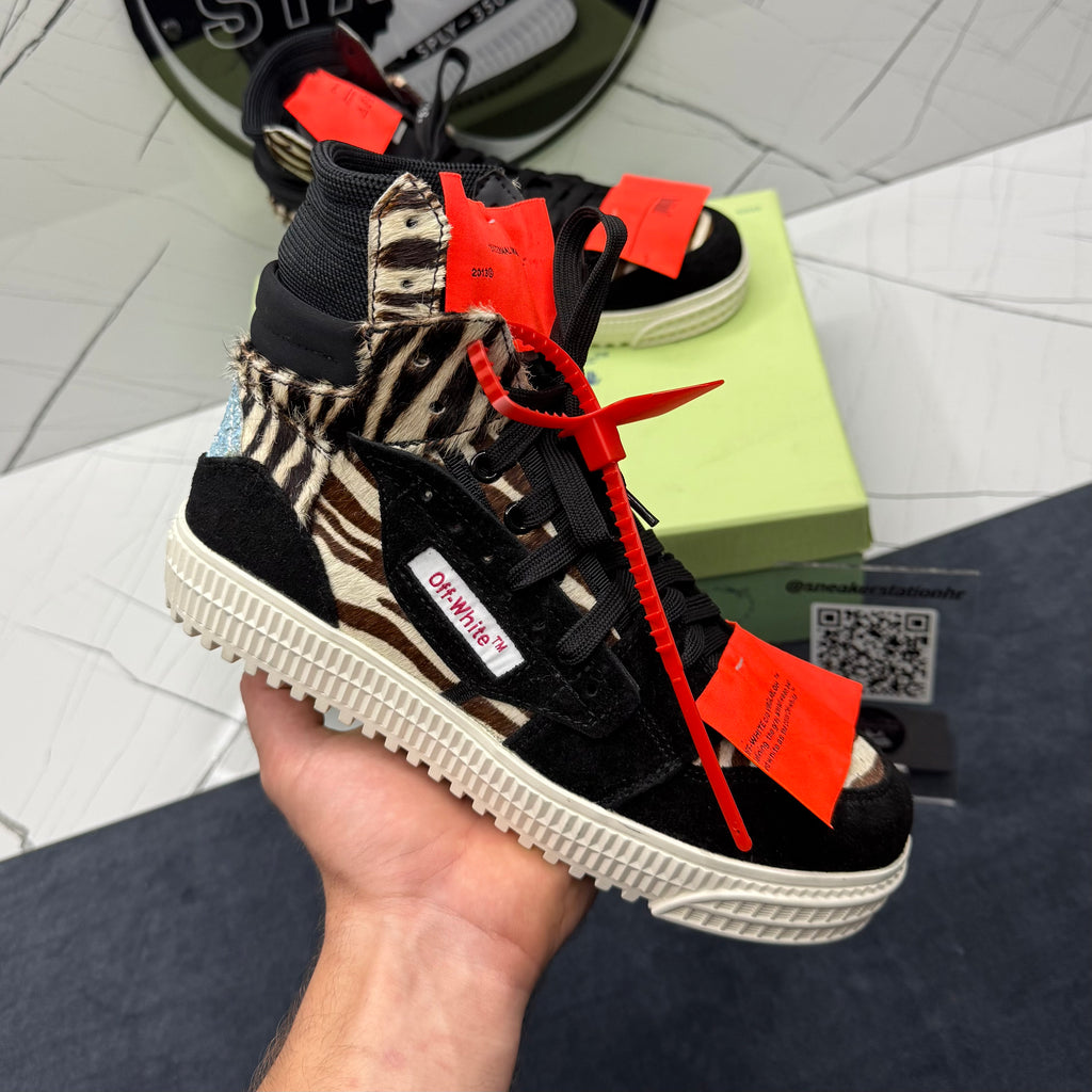 Off White 3.0 Of Court High Pony Zebra