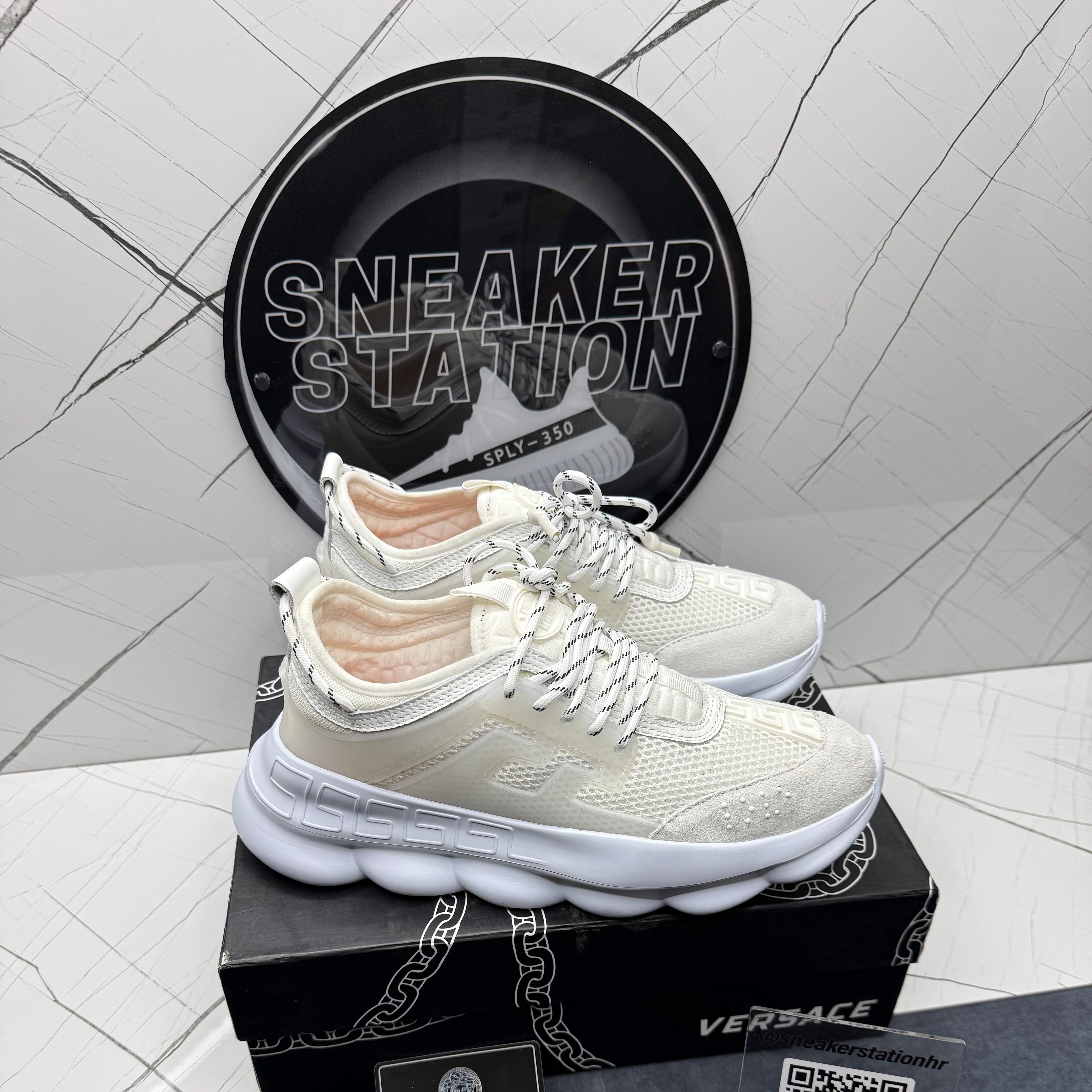Versace Chain Reaction White