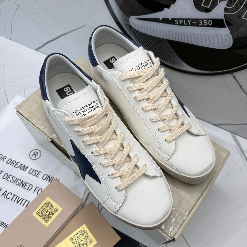 Golden Goose Super-star White Blue