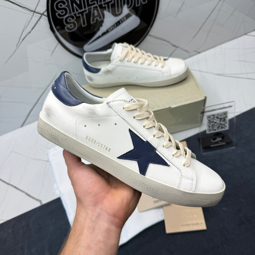 Golden Goose Super-star White Blue