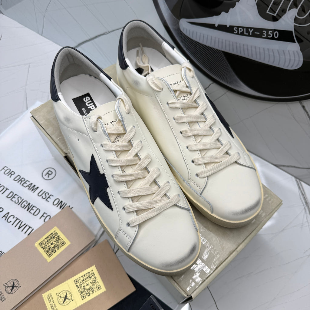 Golden Goose Super-star White Black