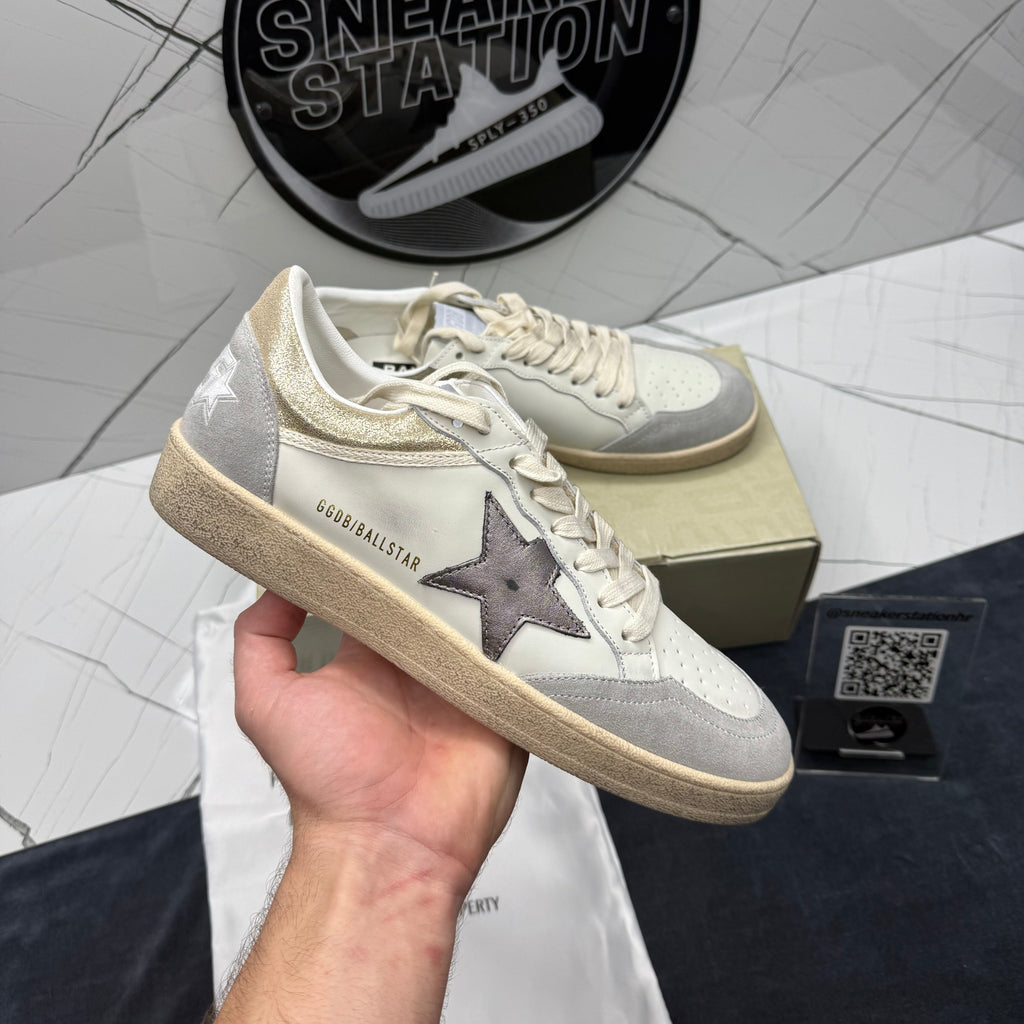 Golden Gooose Ball Star With metallic leather star and glossy leather