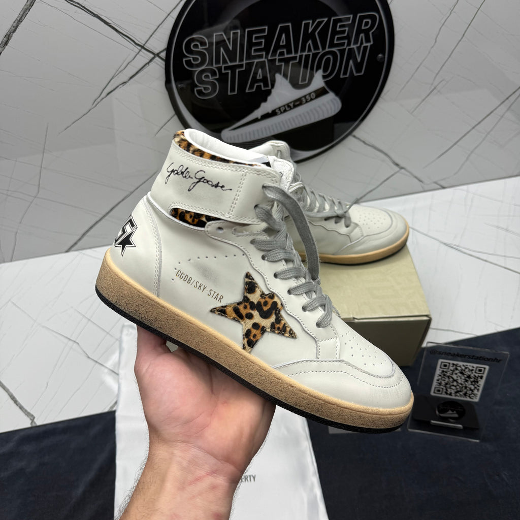 Golden Goose Sky Star Leopard print pony