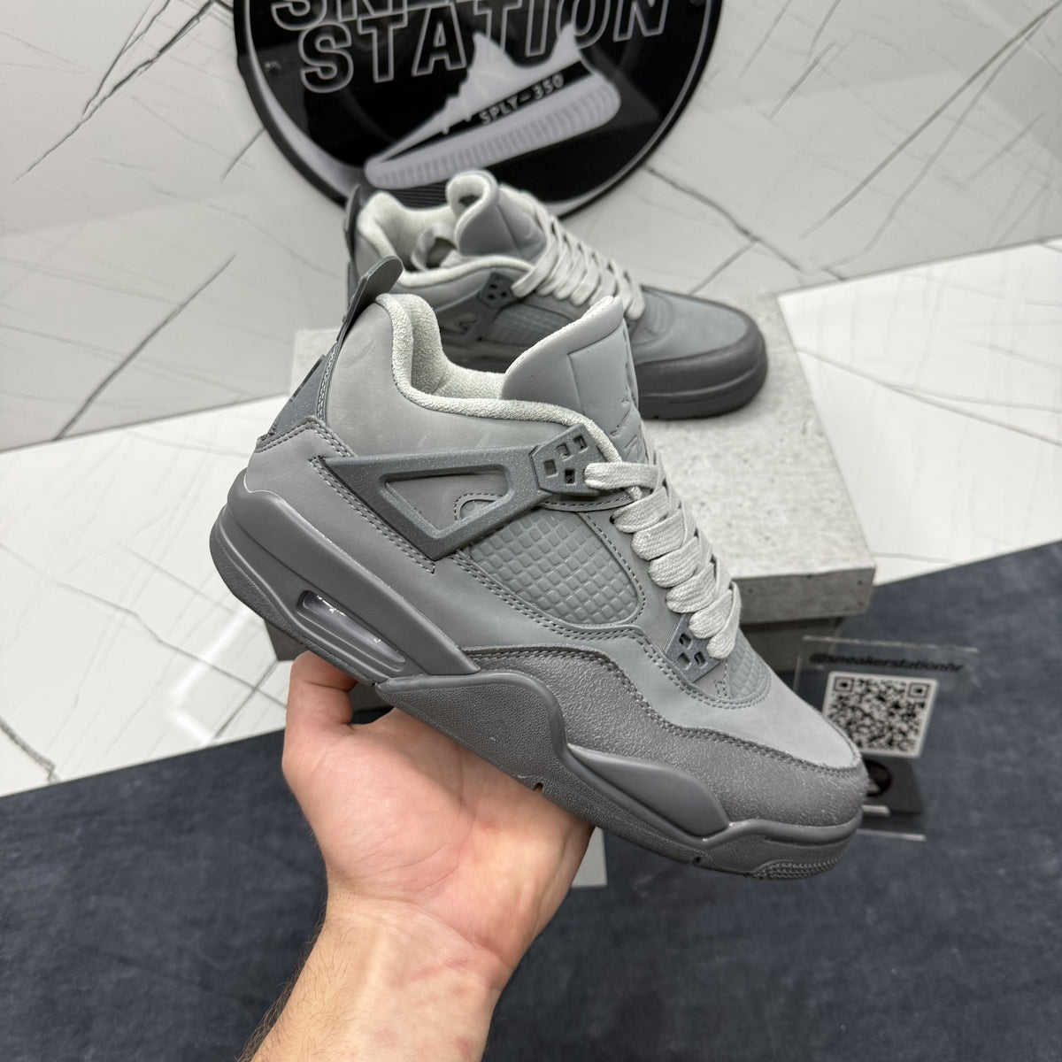 Jordan 4 Retro SE Paris Olympics Wet Cement