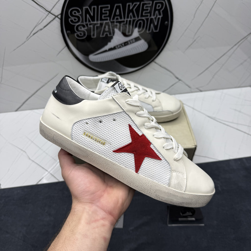Golden goose Super-Star White Pomegranate Black