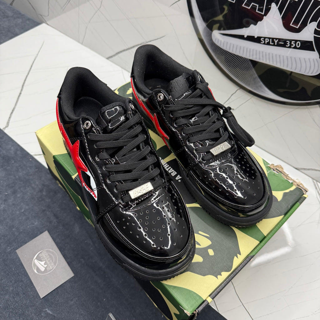 A Bathing Ape Bape Sta Low Shark Black