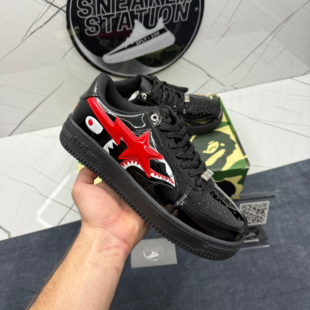 A Bathing Ape Bape Sta Low Shark Black
