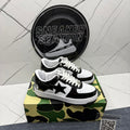 A Bathing Ape Bape Sta Low Patent Black