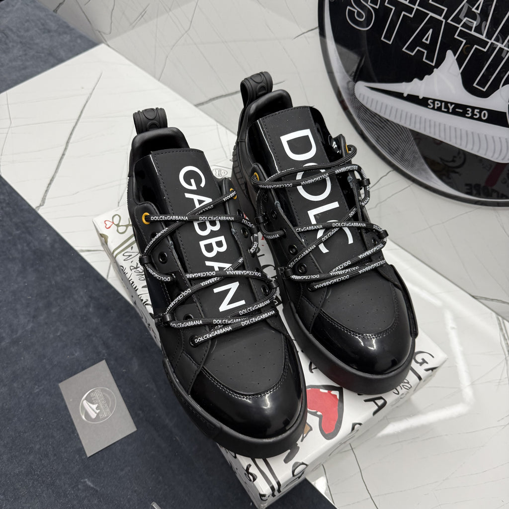 Dolce&Gabbana Portofino in calfskin and patent leather