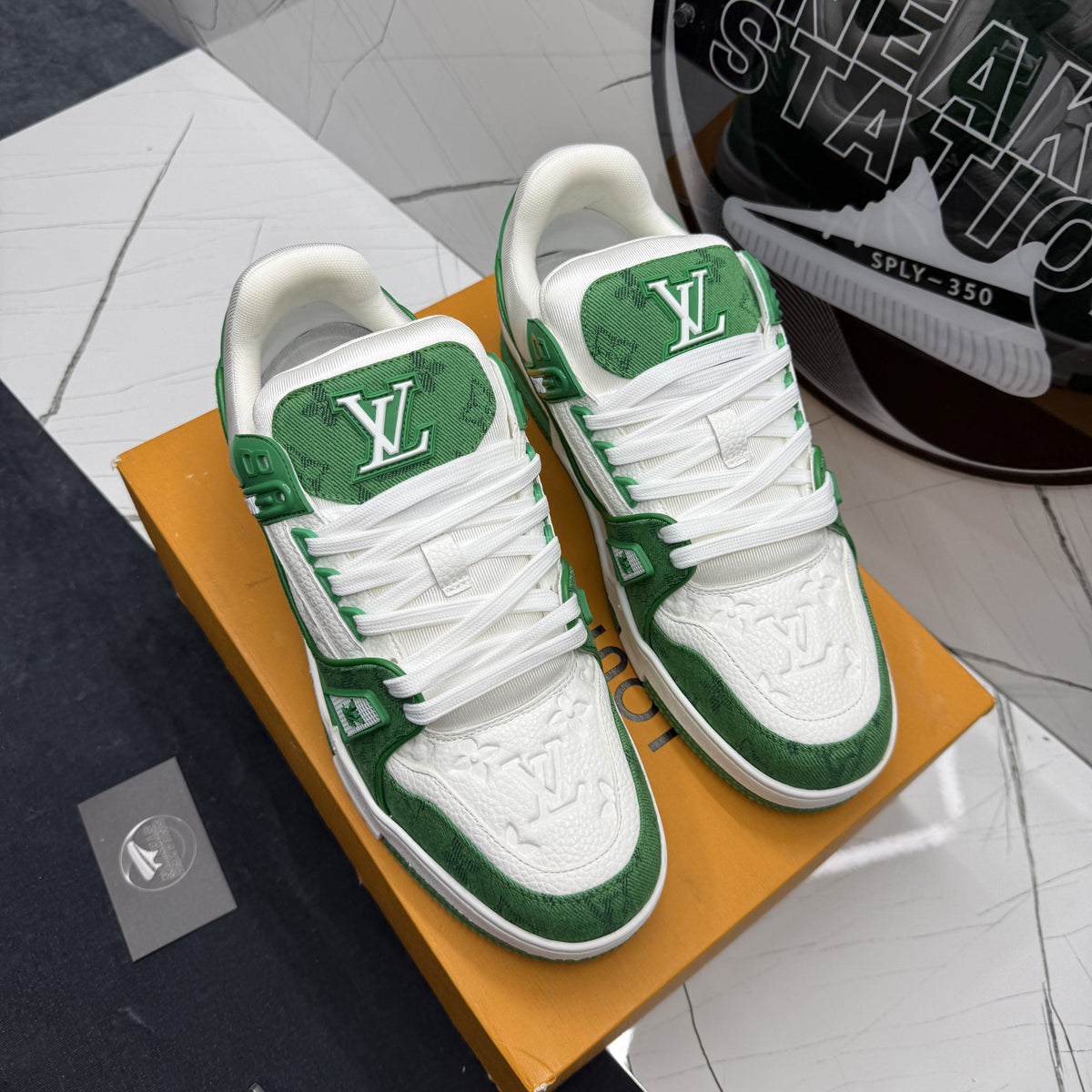 Louis Vuitton Trainers Green
