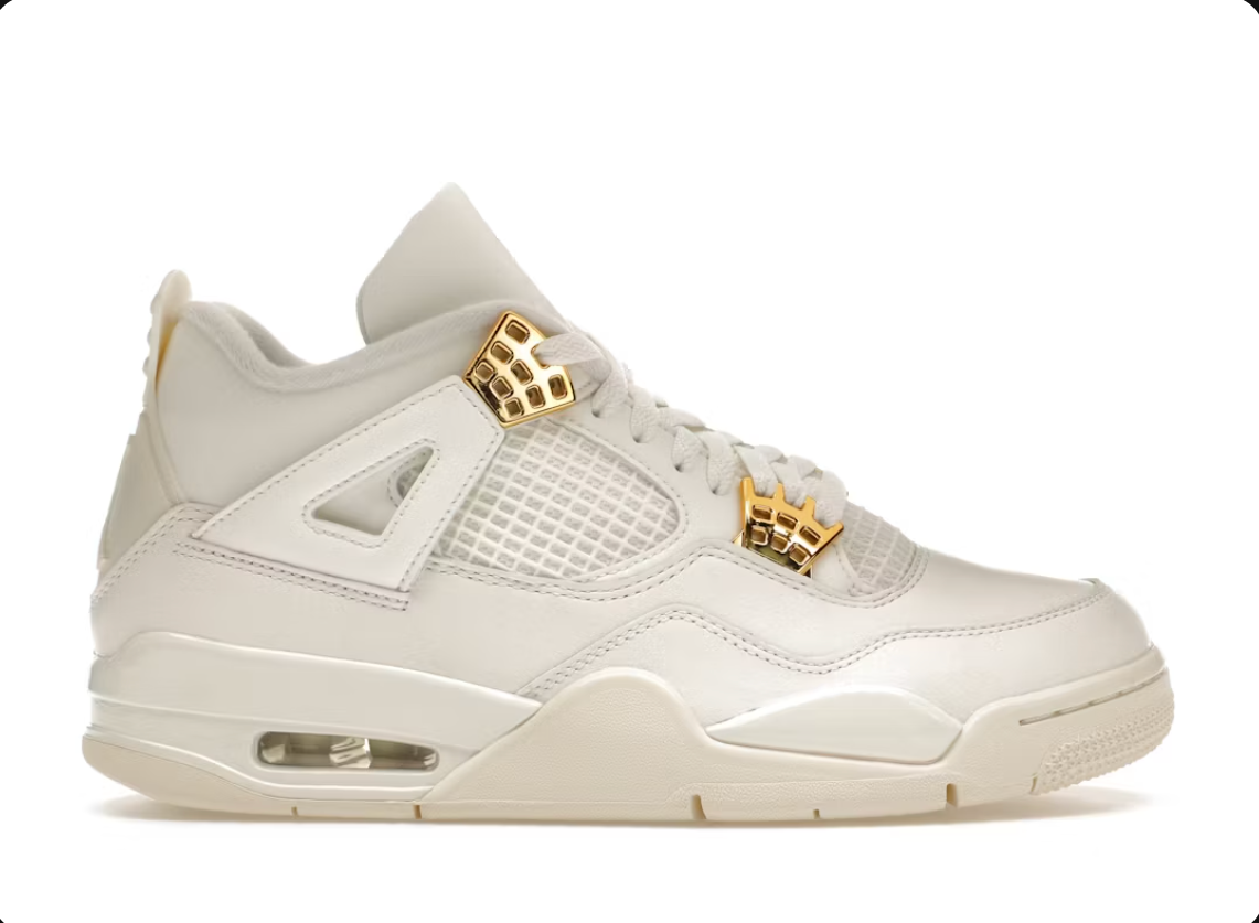 Jordan 4 Metalic Gold
