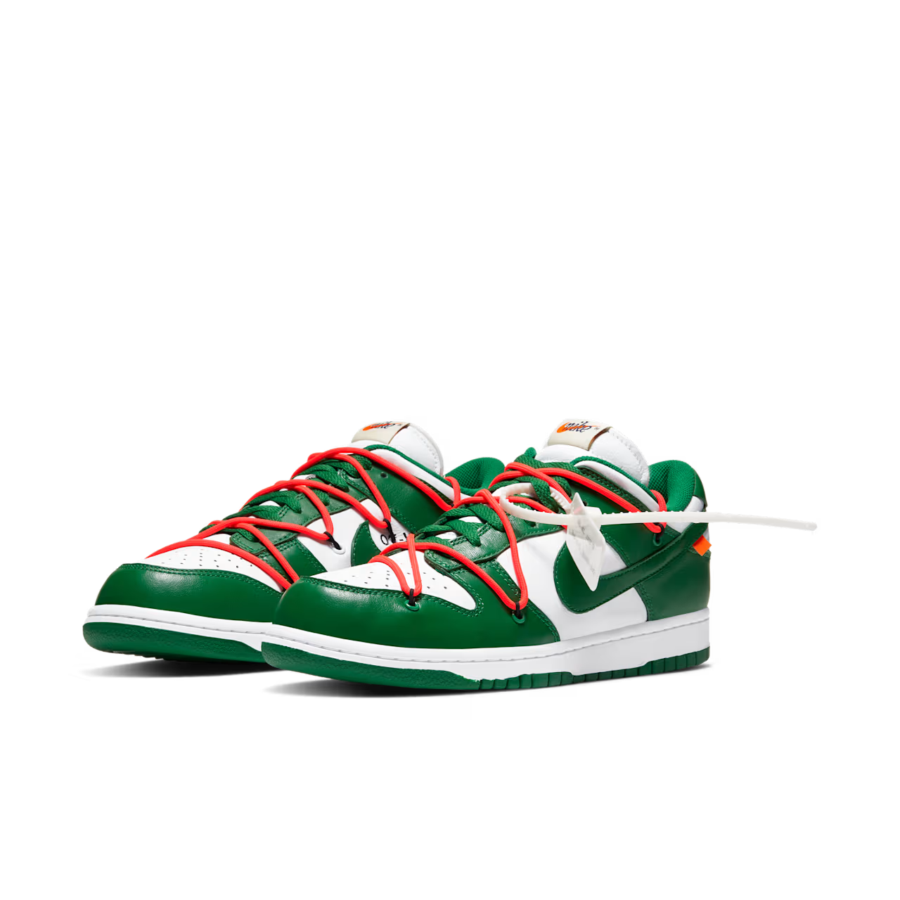 Off White Nike Dunk Low - Pine Green