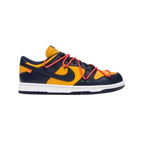 Off White Nike Dunk Low - University Gold