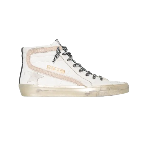 Golden Goose - White Black Taupe High