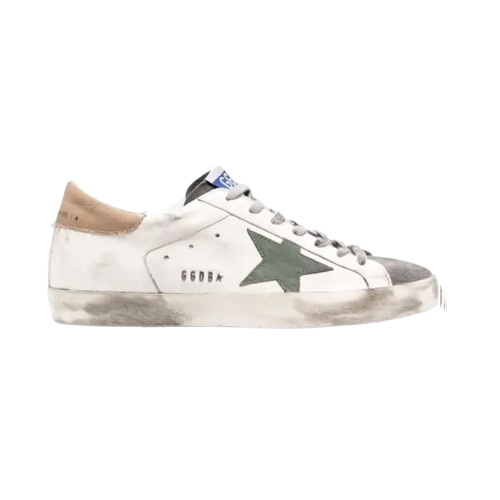 Golden Goose - White Beige Green