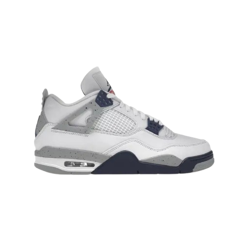 Jordan 4 - White Midnight Navy