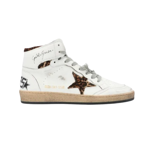 Golden Goose - White Leopard High