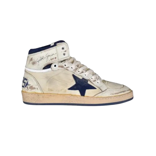 Golden Goose - White Dark Blue High
