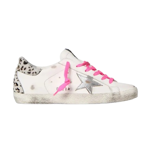 Golden Goose - White Silver Pink Leopard