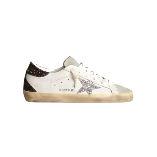 Golden Goose - White Black Silver Glitter