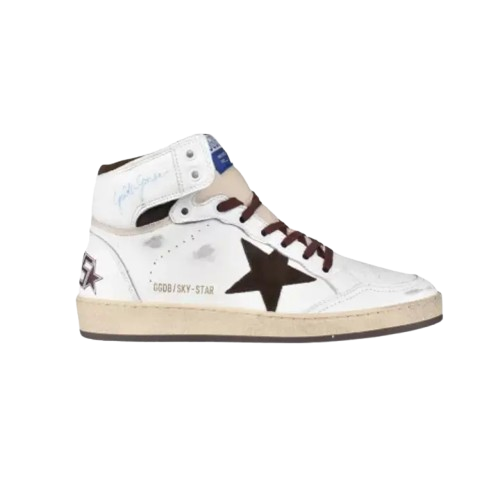 Golden Goose - White Chocolate Suede High