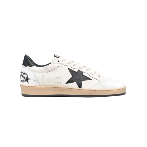 Golden Goose - White Nappa Black Star