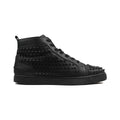 Christian Louboutin - High Full Black Spikes