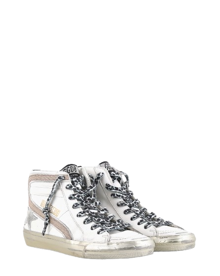 Golden Goose - White Black Taupe High
