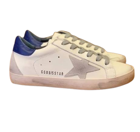 Golden Goose - White Royal Blue