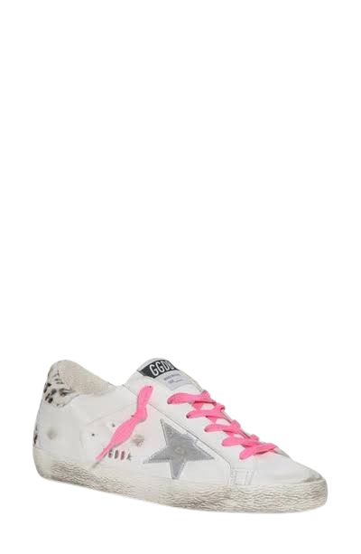 Golden Goose - White Silver Pink Leopard