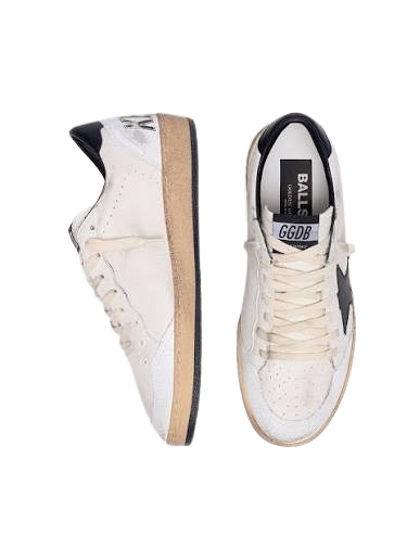 Golden Goose - White Nappa Black Star