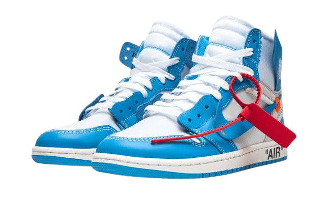 Off White Jordan 1 - Blue - UNC