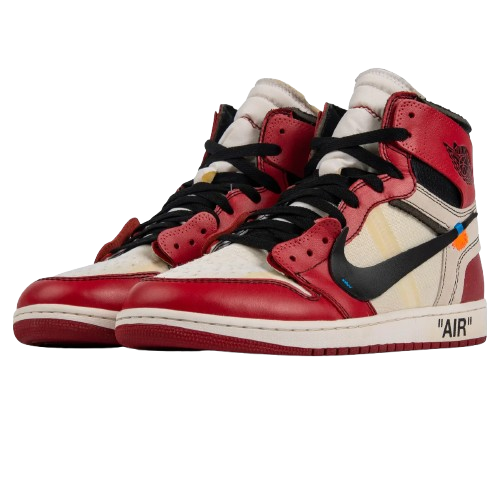 Off White Jordan 1 - Red - CHICAGO
