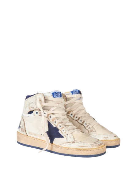 Golden Goose - White Dark Blue High